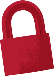 Cybersecurity visual - lock